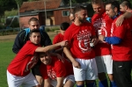 Meisterschaft 2015 Meisterfeier auf dem Fussballfeld